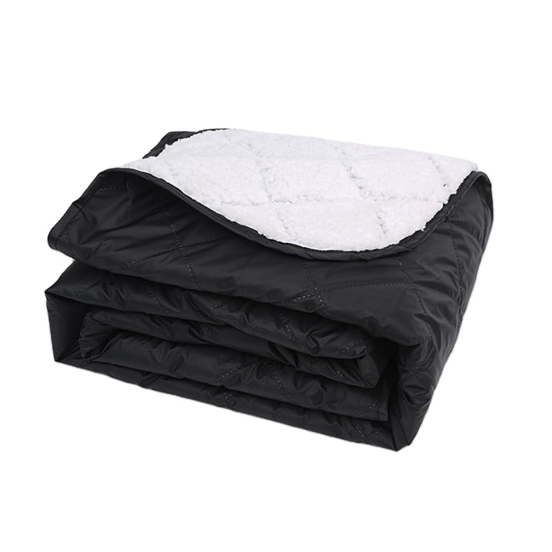 Outdoor Camping Quilt - Große Wasserdichte Outdoor-Decke Gesteppte Fleece-Wasserdichte Outdoor-Decke