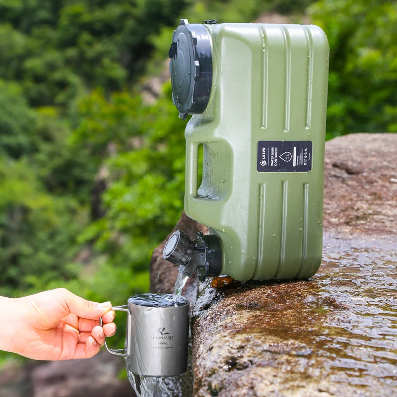 Outdoor Camping Bin - 5/11L Outdoor-Wasserbehälter, große Kapazität, tragbarer Camping-Wasserbeutel