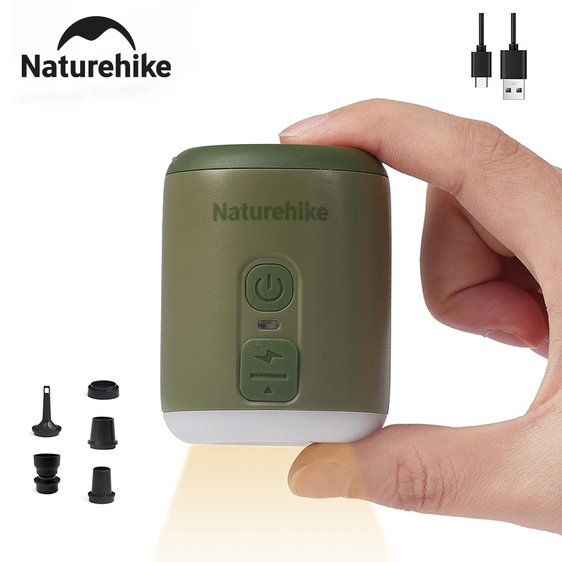 Outdoor Camping Quilt - Naturehike Multifunktions-Luftpumpe, tragbare Mini-Luftpumpe für den