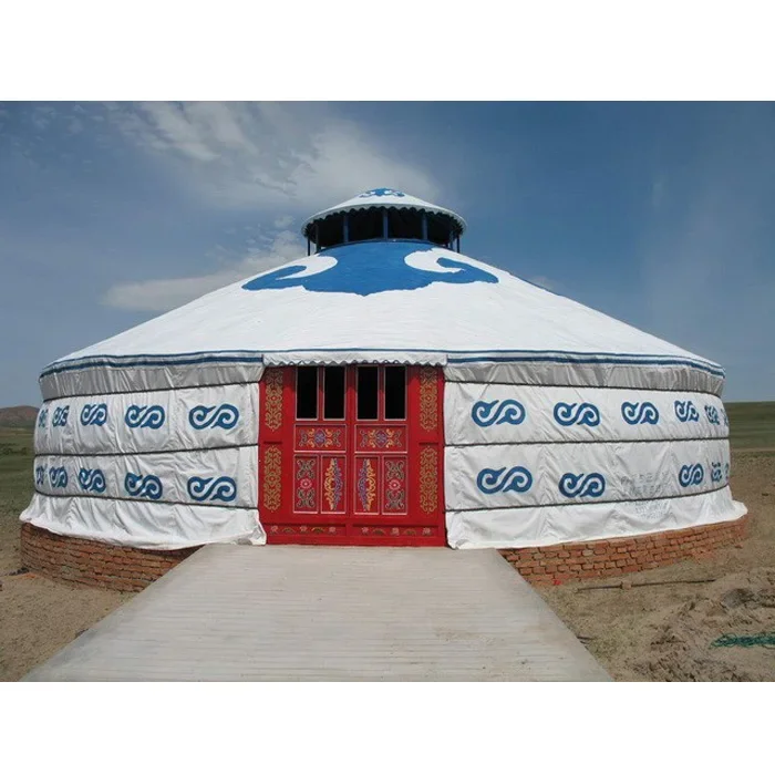 Outdoor Camping Brand - Hochwertige Mongolische Jurte Campingzelt Happy Farmhouse