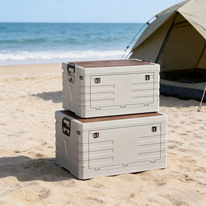 Outdoor Camping Bin - Auto-Aufbewahrungsbox für Outdoor-Camping, Faltbare Aufbewahrungsbox mit