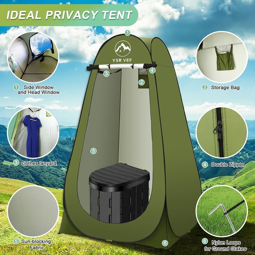 Tragbares Toiletten-Set, Campi – Outdoor In Camping Bewertung und Preis