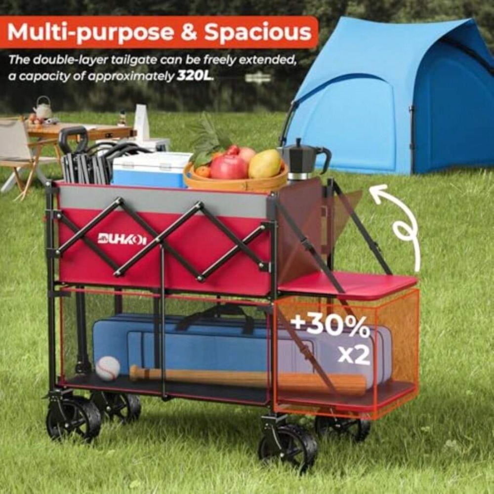 2-stufiger klappbarer Transpor – Outdoor Camping Shop Bewertung und Preis