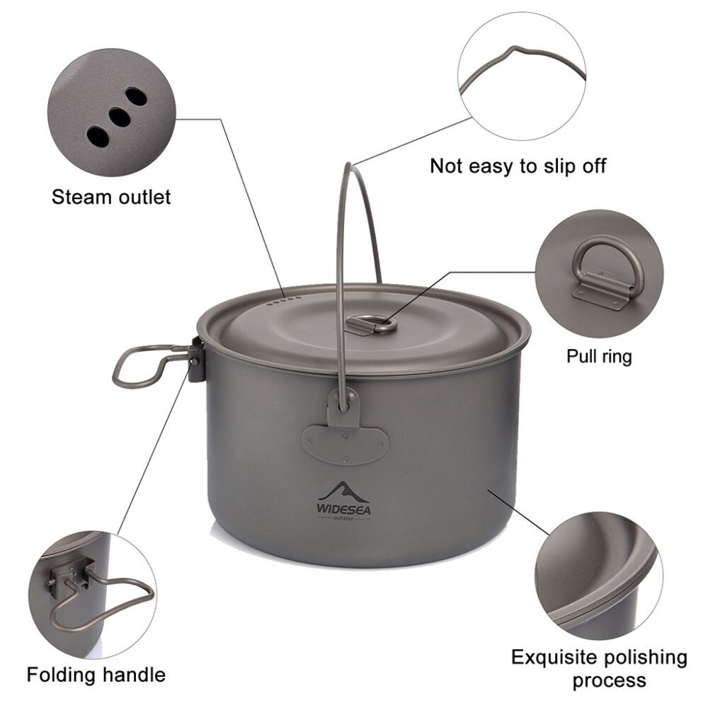 Wideea Camping Geschirr Titan  – Outdoor Camping Kitchen Table Bewertung und Preis