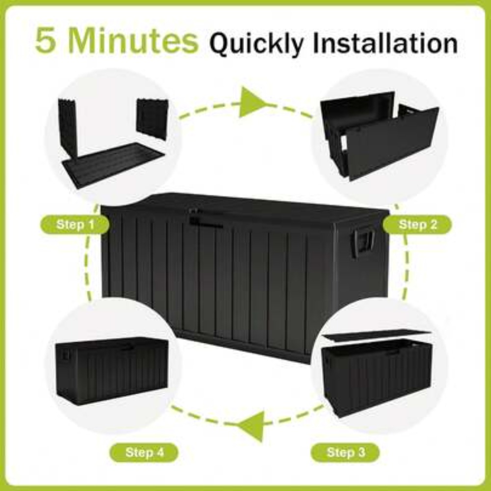 75-Gallonen-Aufbewahrungsbox f – Outdoor Camping Bin Bewertung und Preis