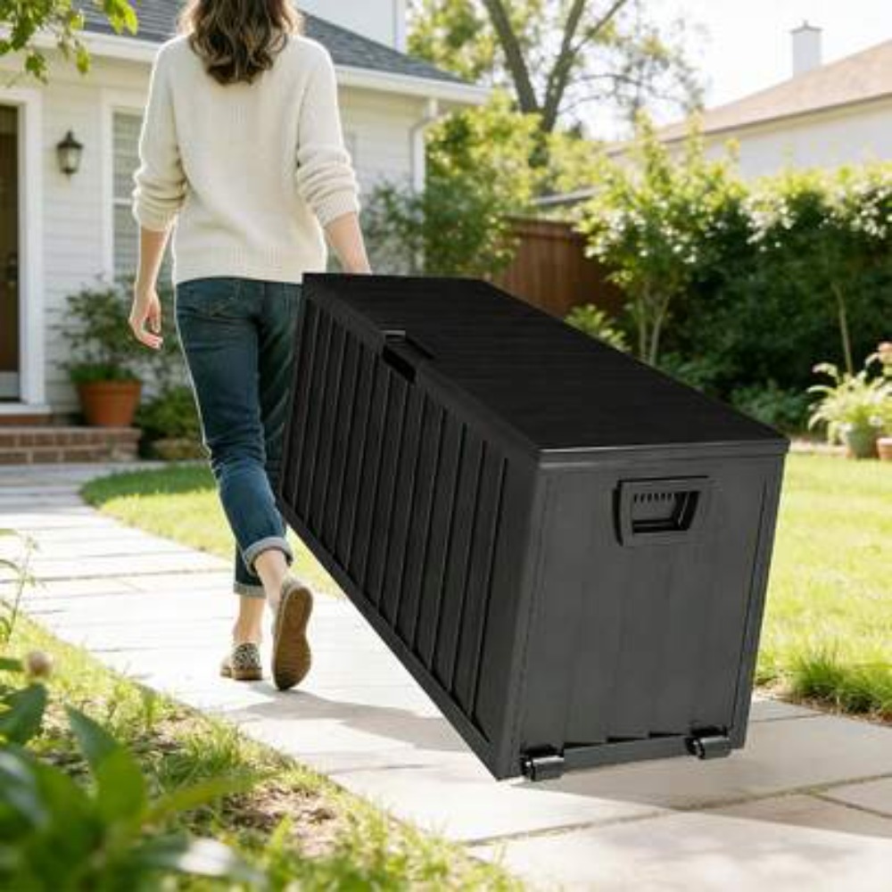 75-Gallonen-Aufbewahrungsbox f – Outdoor Camping Bin Bewertung und Preis