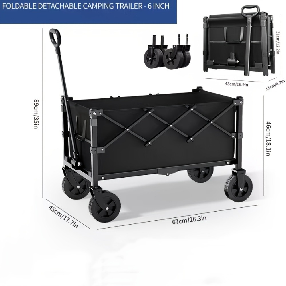 Faltbarer Gartenwagen mit 360  – Outdoor Camping Shop Bewertung und Preis