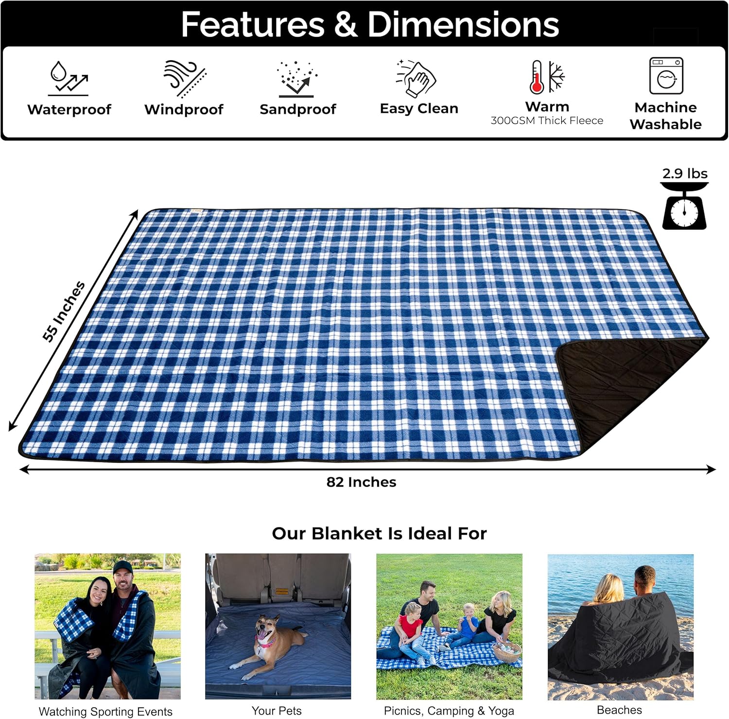 Große Wasserdichte Outdoor-Dec – Outdoor Camping Quilt Bewertung und Preis