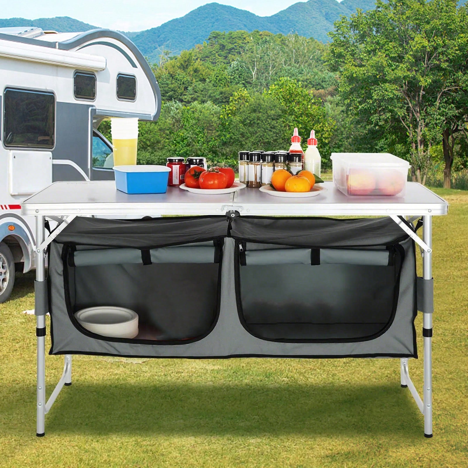Schnell aufzubauender klappbar – Outdoor Camping Kitchen Table Bewertung und Preis