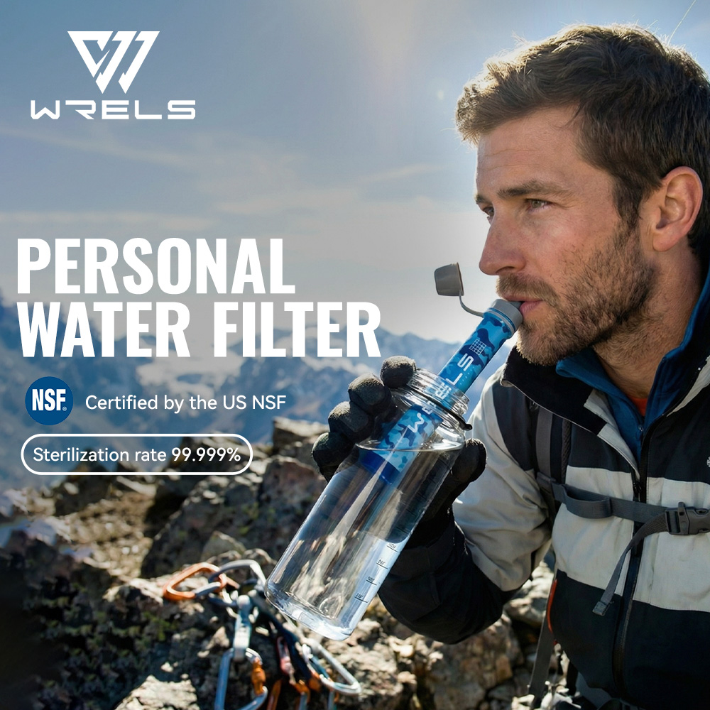 WRELS Tragbares Wasserfilterse – Outdoor Camping Water Filter Bewertung und Preis