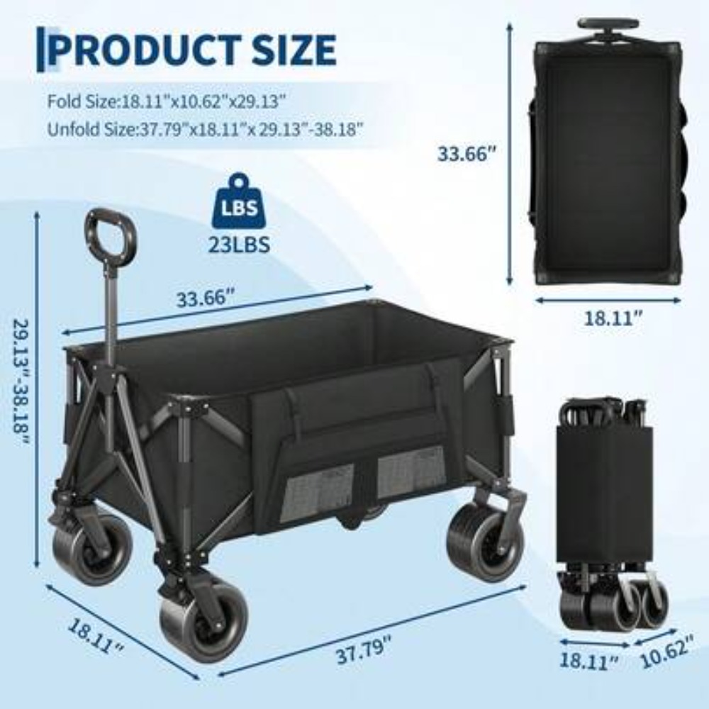 Faltbarer Mehrzweckwagen mit 4 – Outdoor Camping Shop Bewertung und Preis