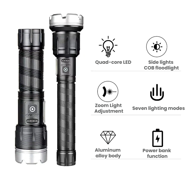 Hochleistungs-LED-Taschenlampe – Outdoor Camping And Fishing Bewertung und Preis
